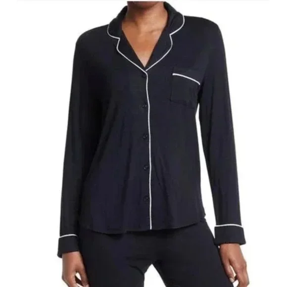 Nordstrom Intimates Sleepwear Nwt Shimera Notch Collar Long